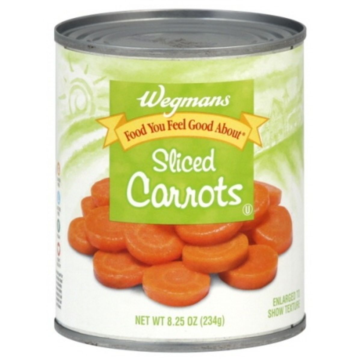 Calories in Wegmans Sliced Carrots