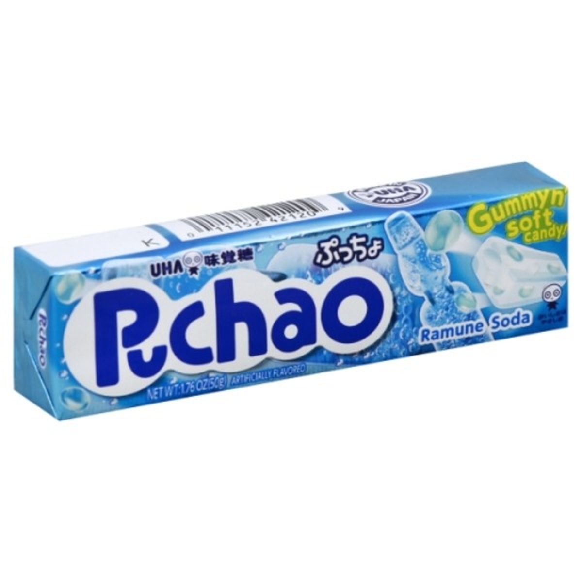 Calories in Puchao Candy!, Gummy n' Soft, Ramune Soda