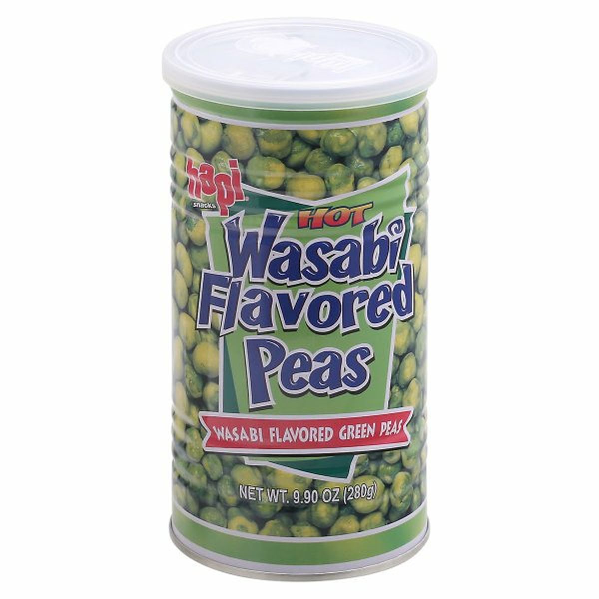 Calories in Hapi Snacks Green Peas, Hot, Wasabi Flavored