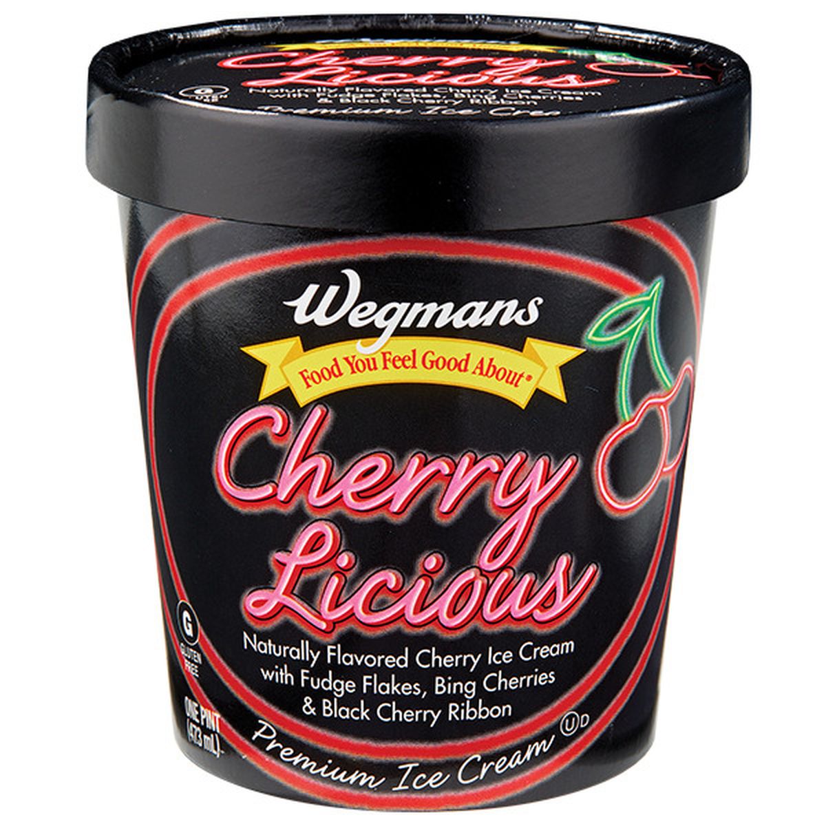 Calories in Wegmans Cherry Licious Premium Ice Cream