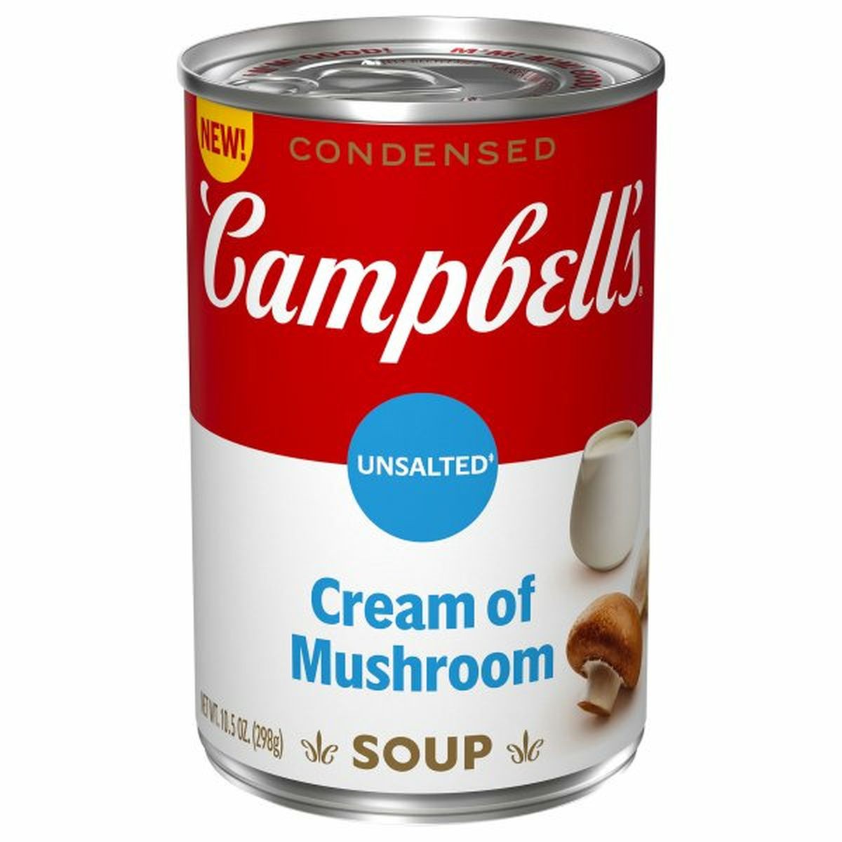 Calories in Campbell'ss Condensed Soup, Cream of Mushroom, Unsalted