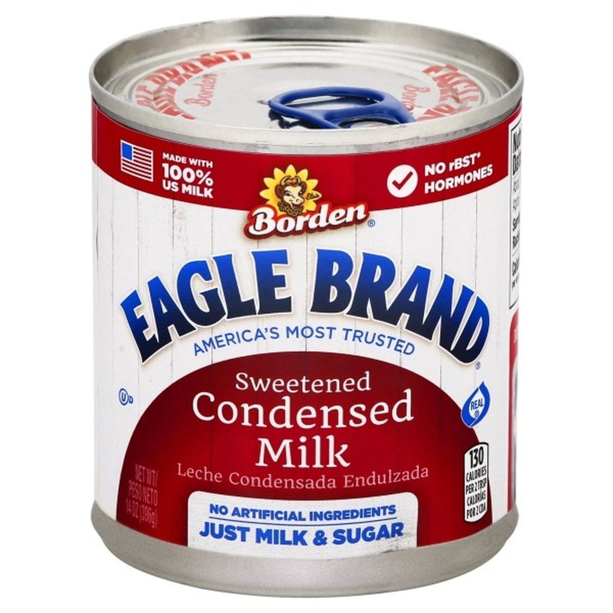 Calories in Eagle Brand Condensed Milk, Sweetened