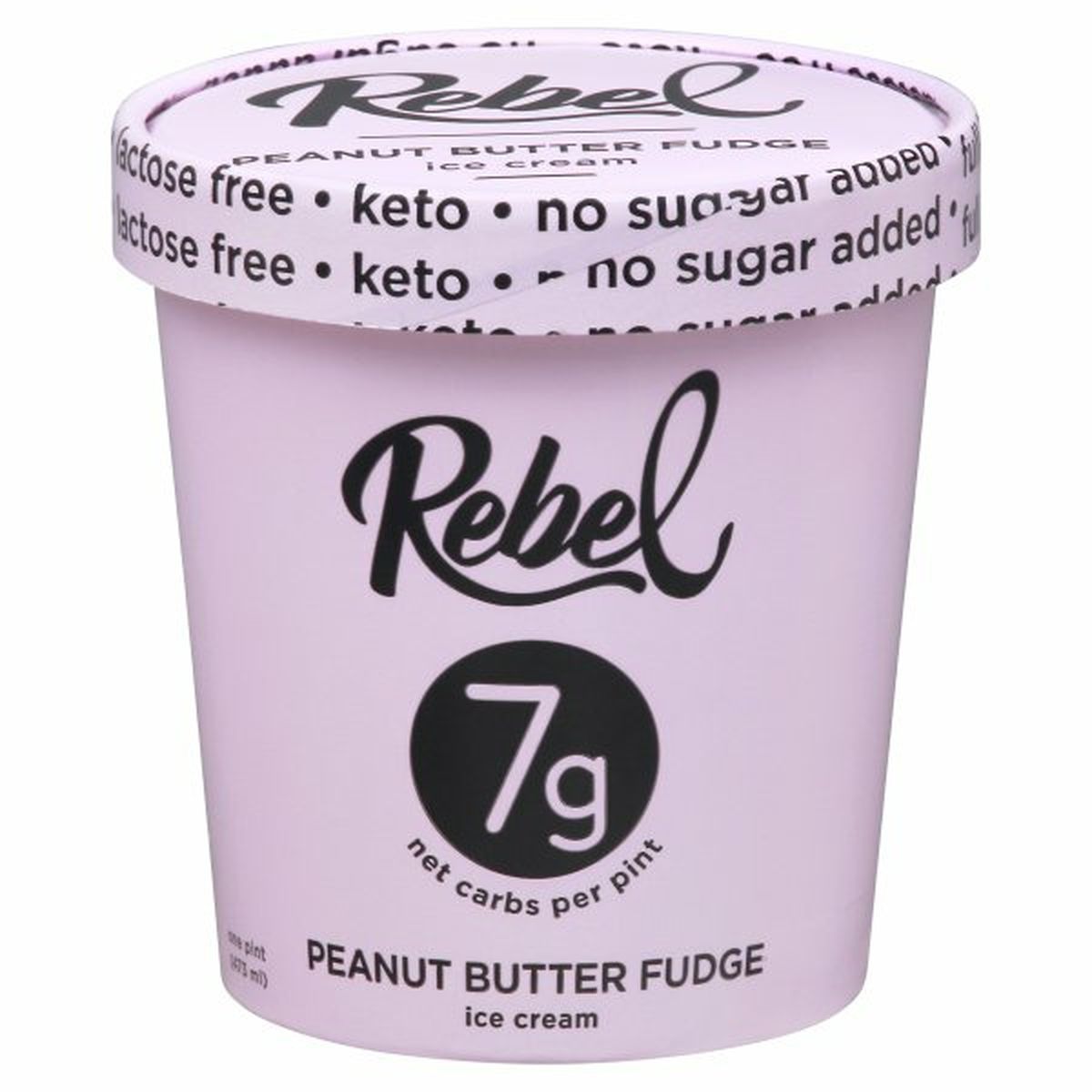 Calories in Rebel Ice Cream, Peanut Butter Fudge