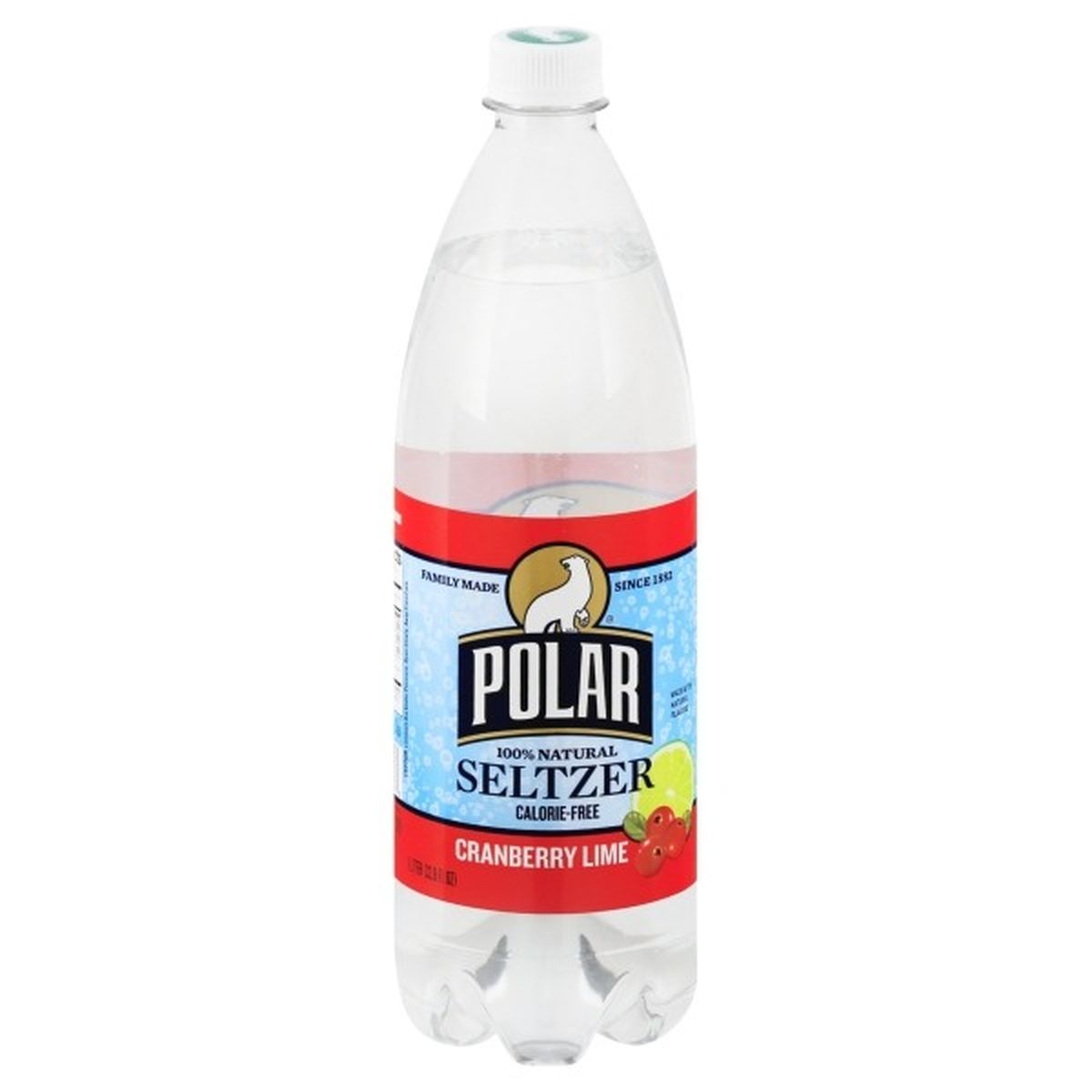 Calories in Polar Seltzer, 100% Natural, Cranberry Lime