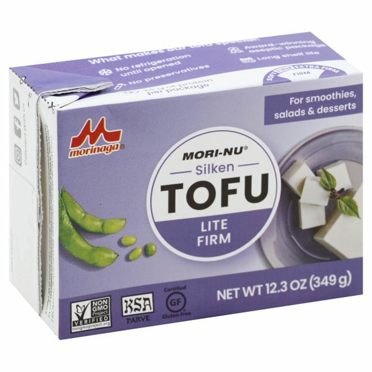 Calories in Mori-Nu Tofu, Lite Firm, Silken