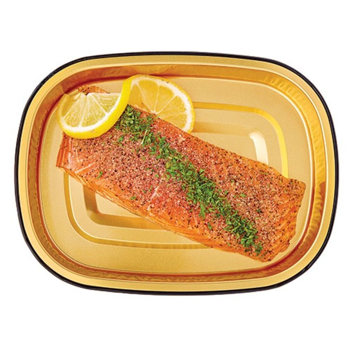 Calories in Wegmans Ready to Cook Salmon with Lemon Pepper Rub