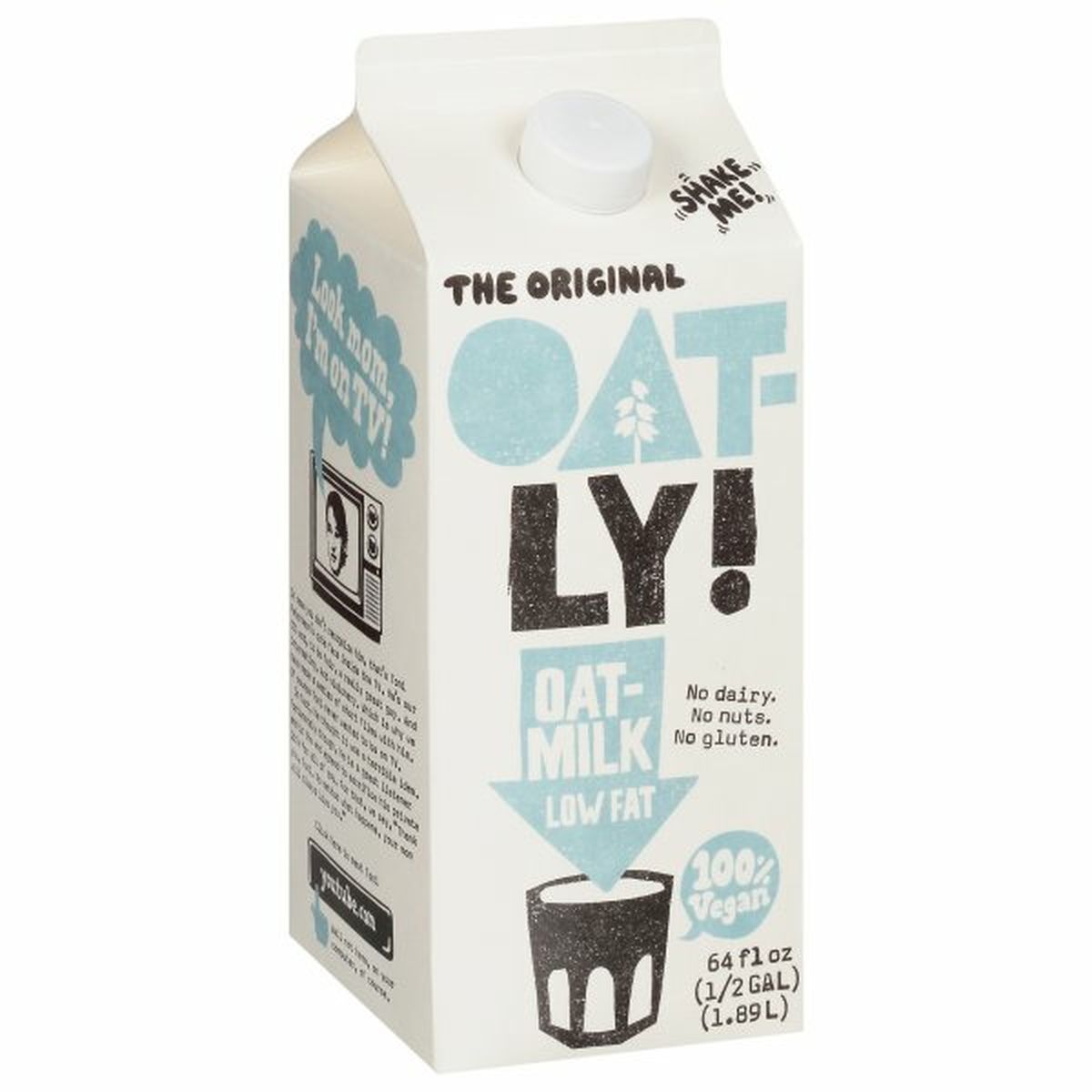 Calories in Oatly Oat-Milk, Low Fat