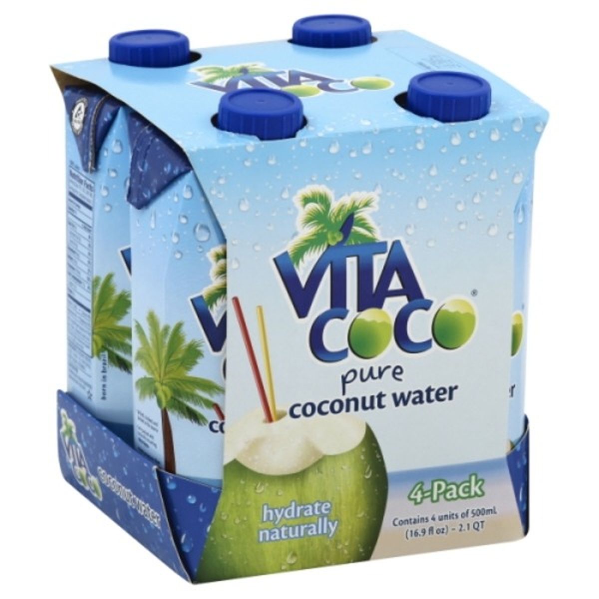Calories in Vita Coco Coconut Water, Pure