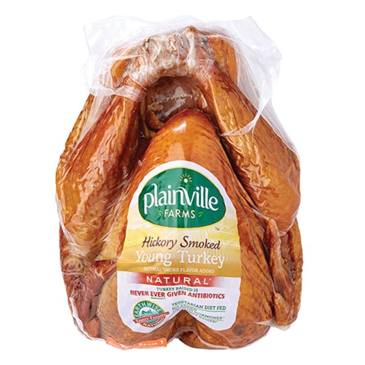Calories in Plainville Farms Hickory Smoked Young Turkey