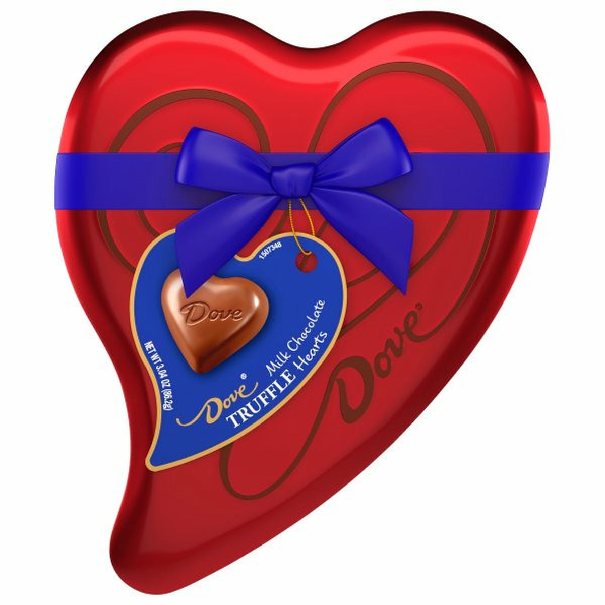 Calories in Dove Milk Chocolate, Truflle Hearts