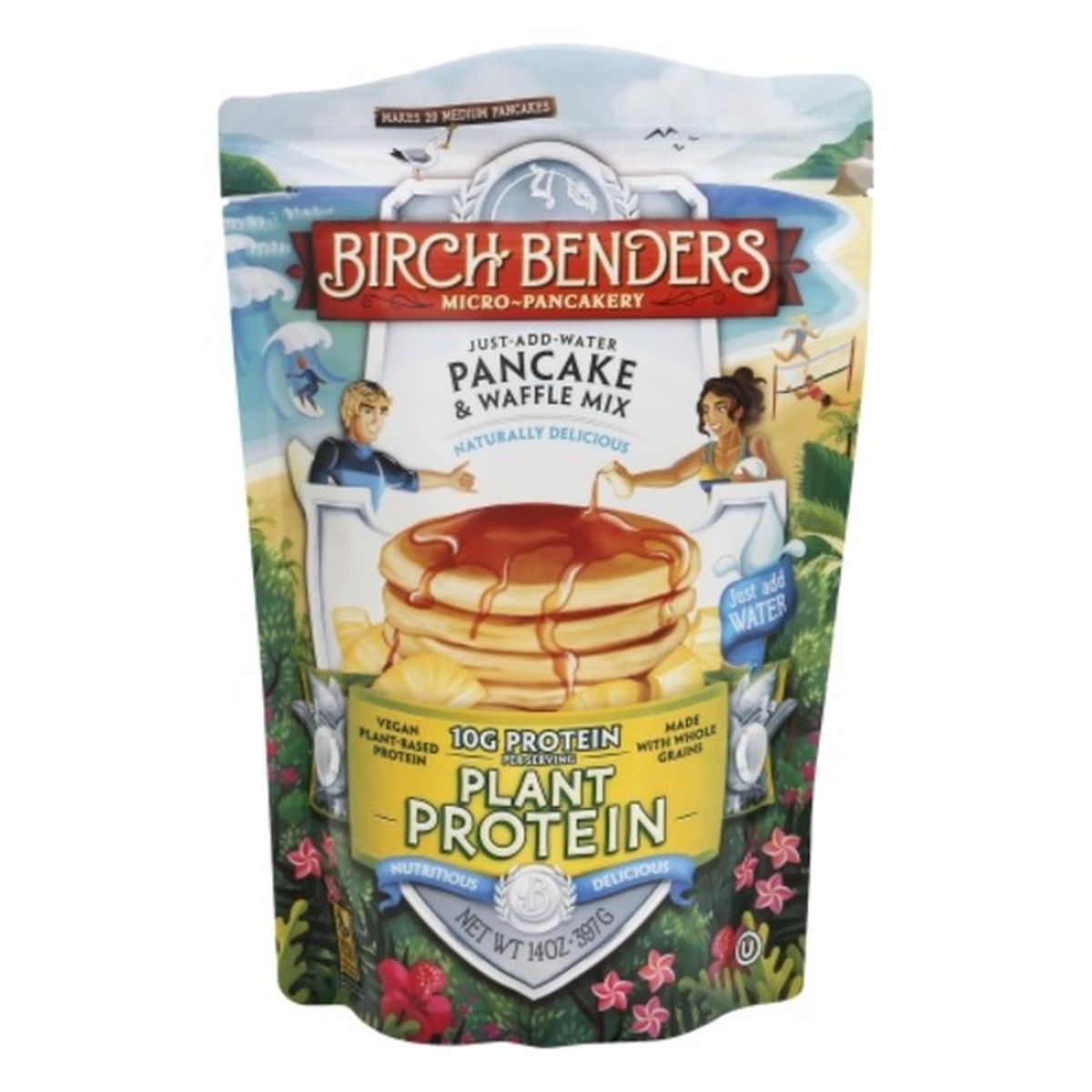 Calories in Birch Benders Pancake & Waffle Mix, Plant Protein