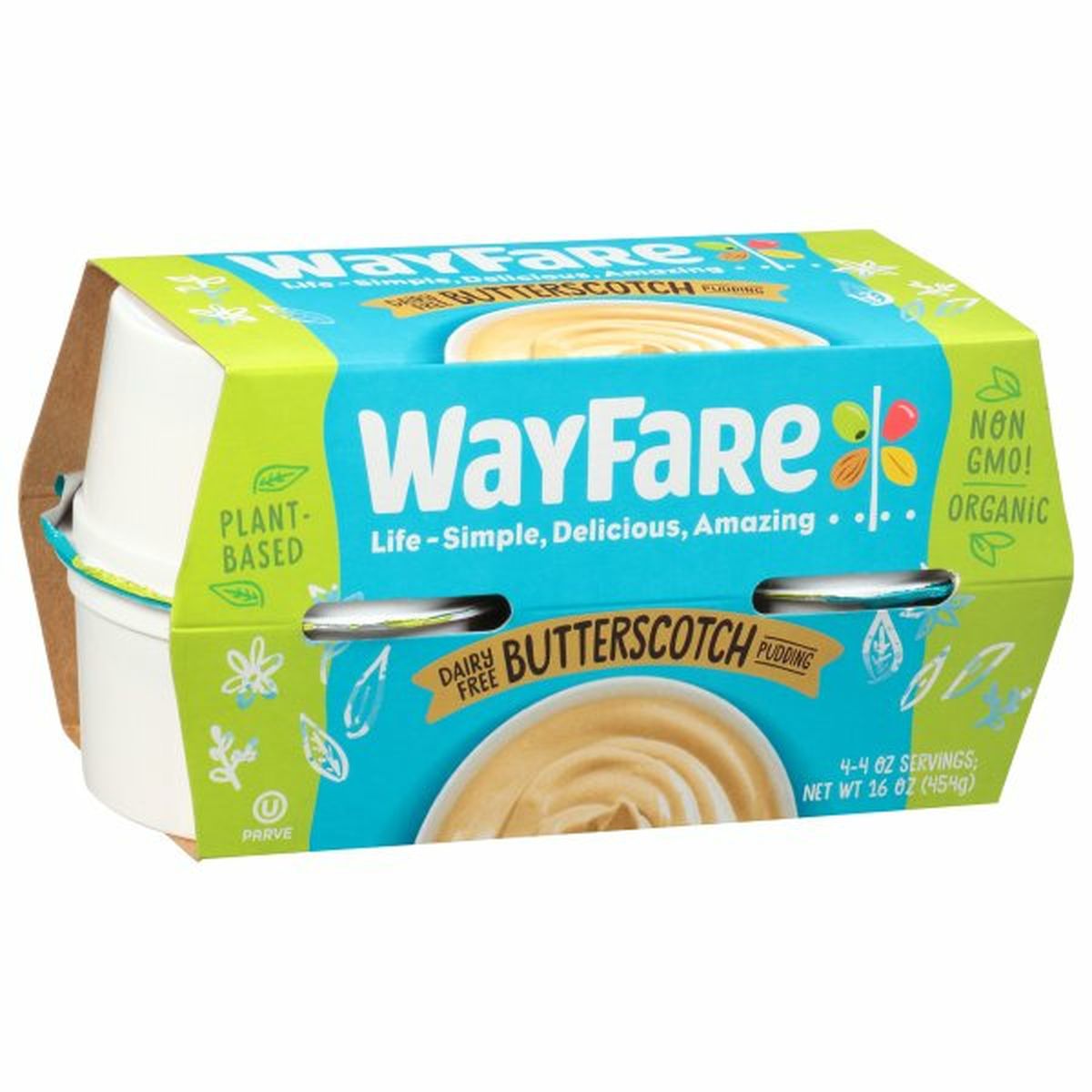 Calories in WayFare Pudding, Dairy Free, Butterscotch