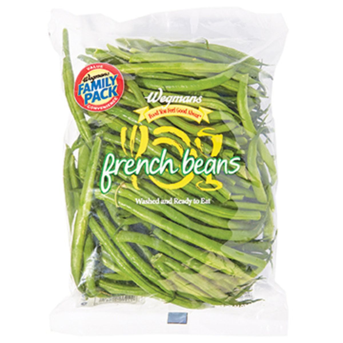 Calories in Wegmans French Beans, FAMILY PACK