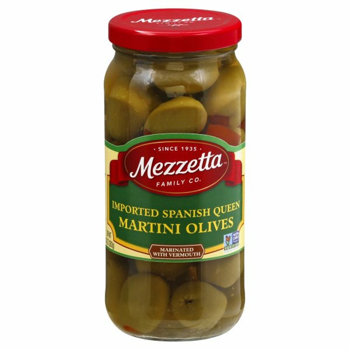Calories in Mezzetta Martini Olives, Imported Spanish Queen