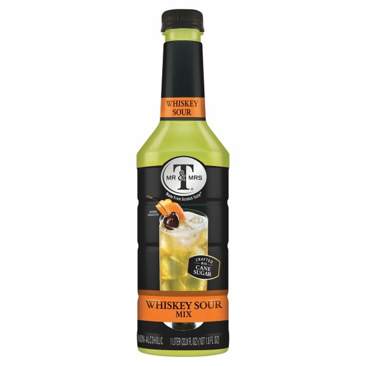 Calories in Mr & Mrs T Whiskey Sour Mix