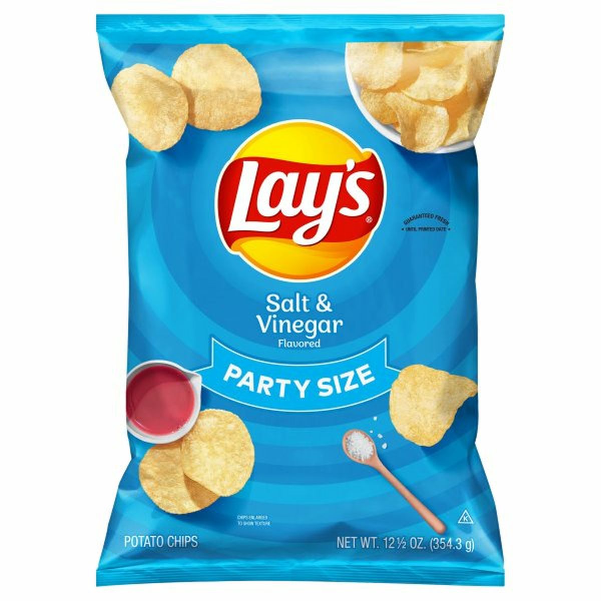 Calories in Lay's Potato Chips, Salt & Vinegar