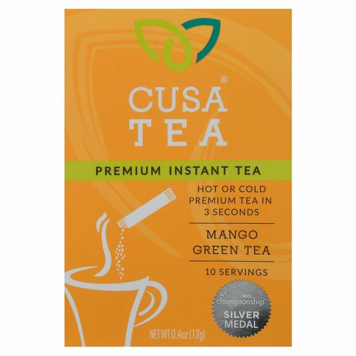 Calories in Cusa Instant Tea, Mango Green