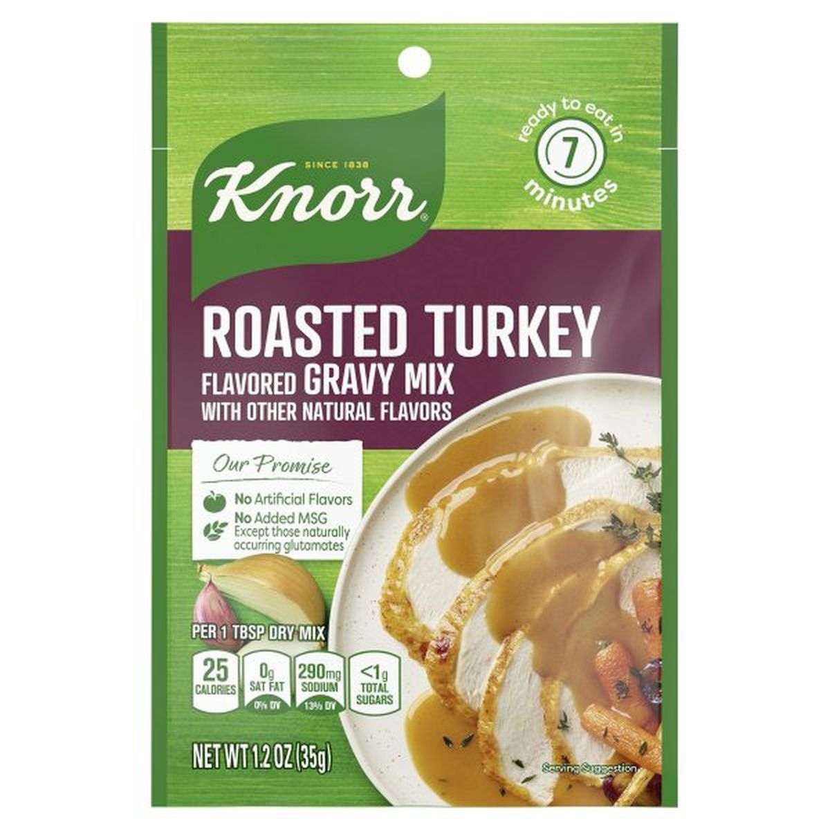 Calories in Knorr Gravy Mix, Roasted Turkey