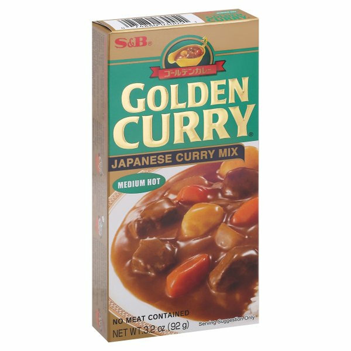 Calories in S&b Golden Curry Curry Mix, Japanese, Medium Hot