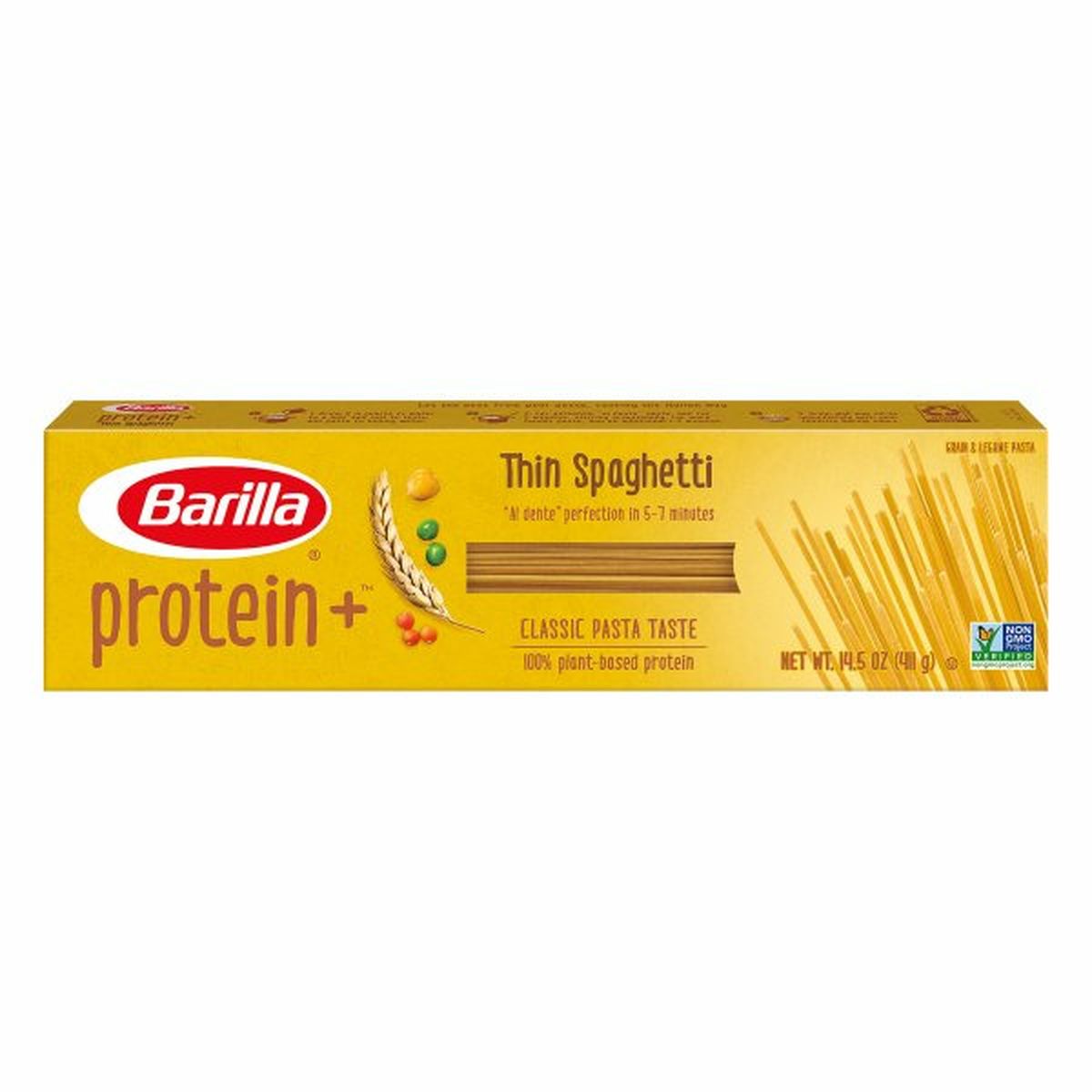 Calories in Barillas Protein+ Spaghetti, Thin