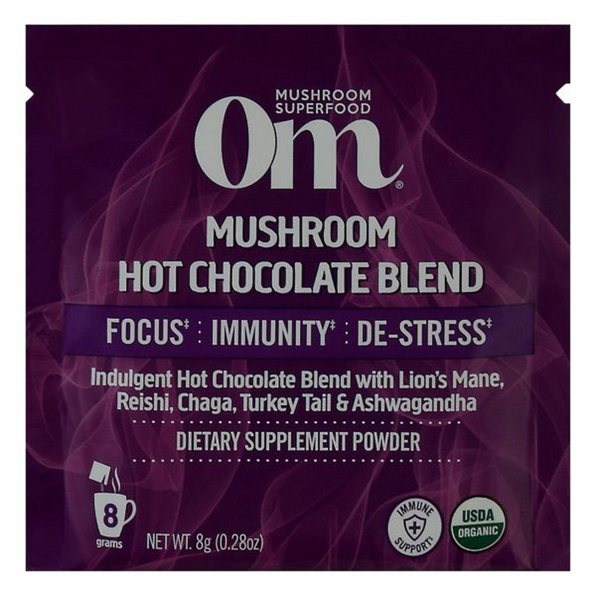 Calories in Om Mushroom Powder, Hot Chocolate Blend