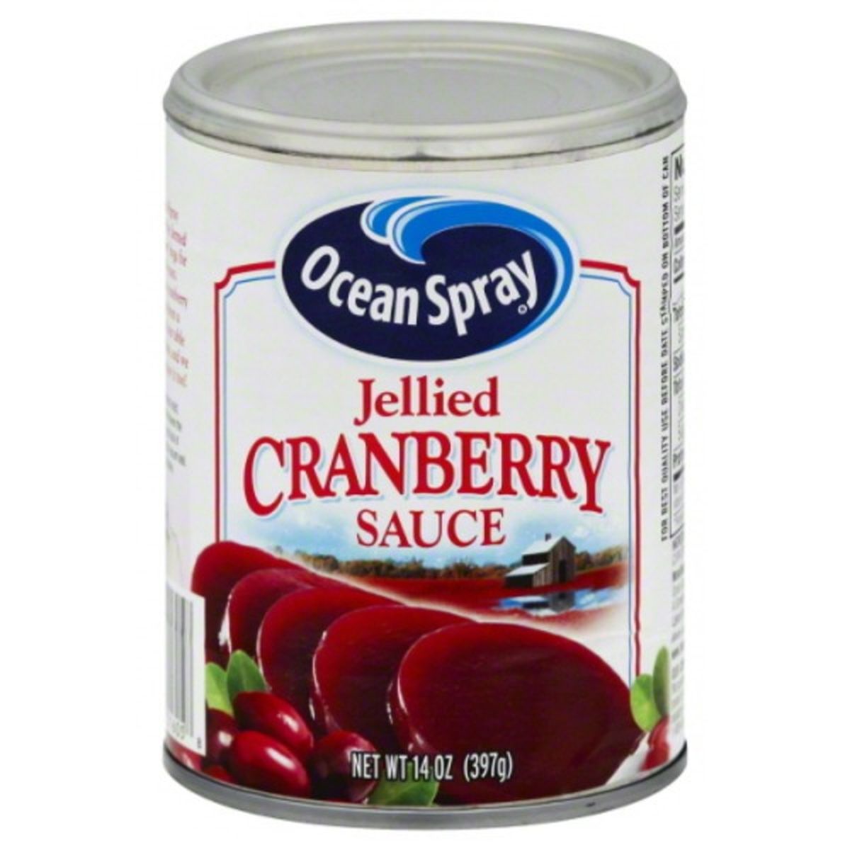 Calories in Ocean Spray Cranberry Sauce, Jellied