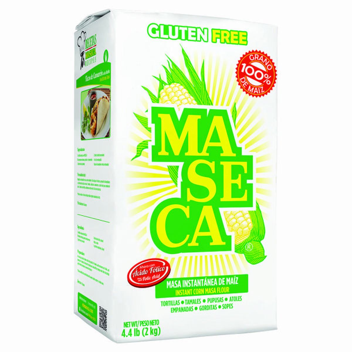 Calories in Maseca Traditional Instant Corn Masa Flour
