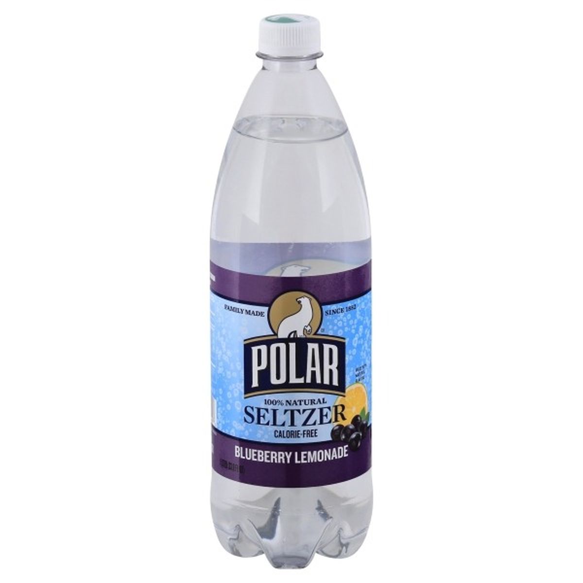 Calories in Polar Seltzer, 100% Natural,  Blueberry Lemonade