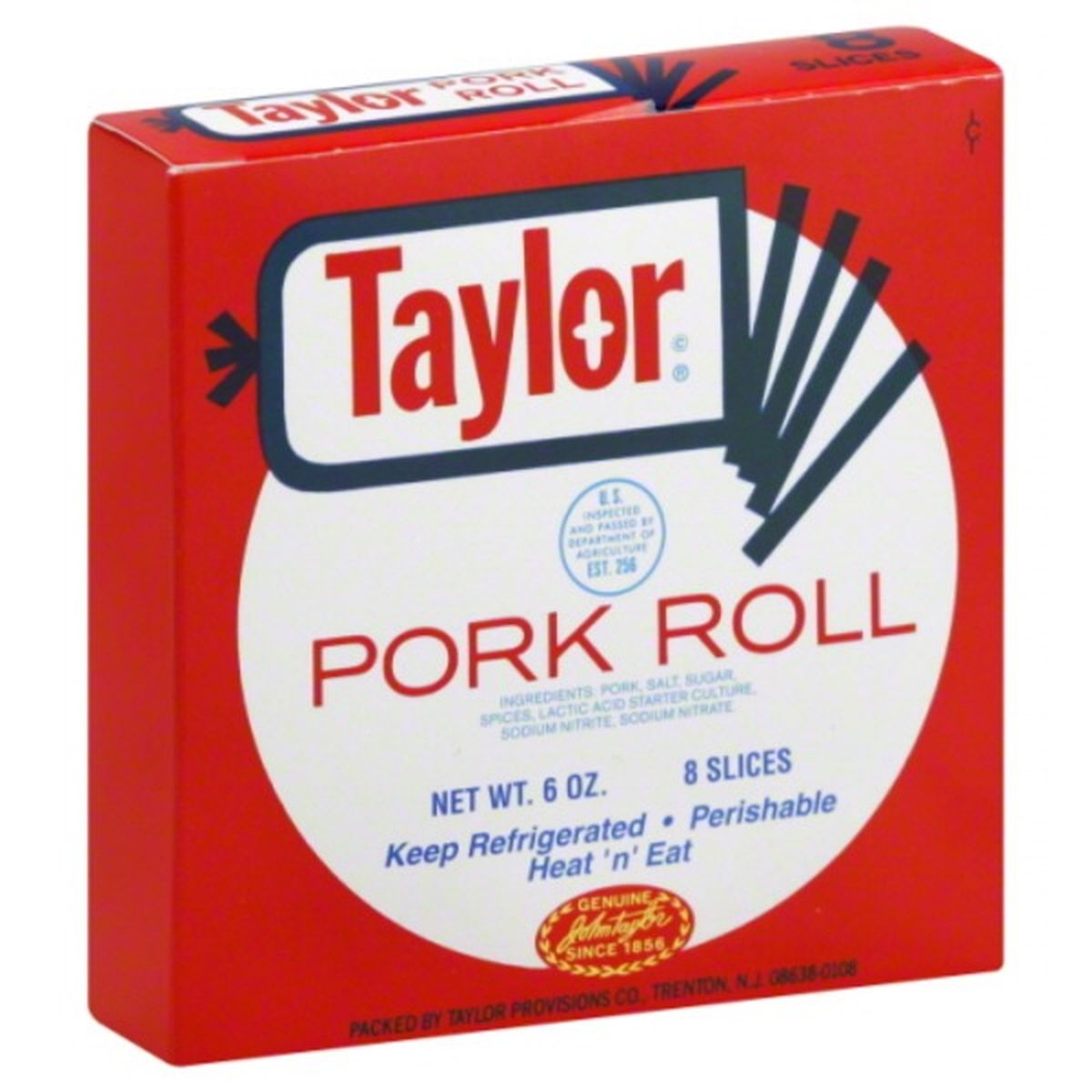 Calories in Taylor Pork Roll
