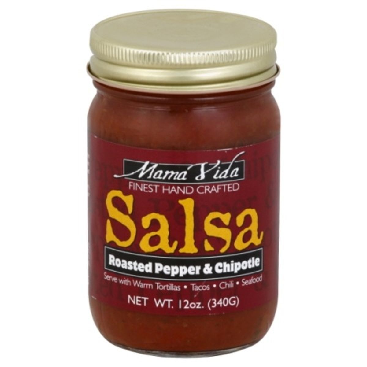 Calories in Mama Vida Salsa, Roasted Pepper & Chipotle