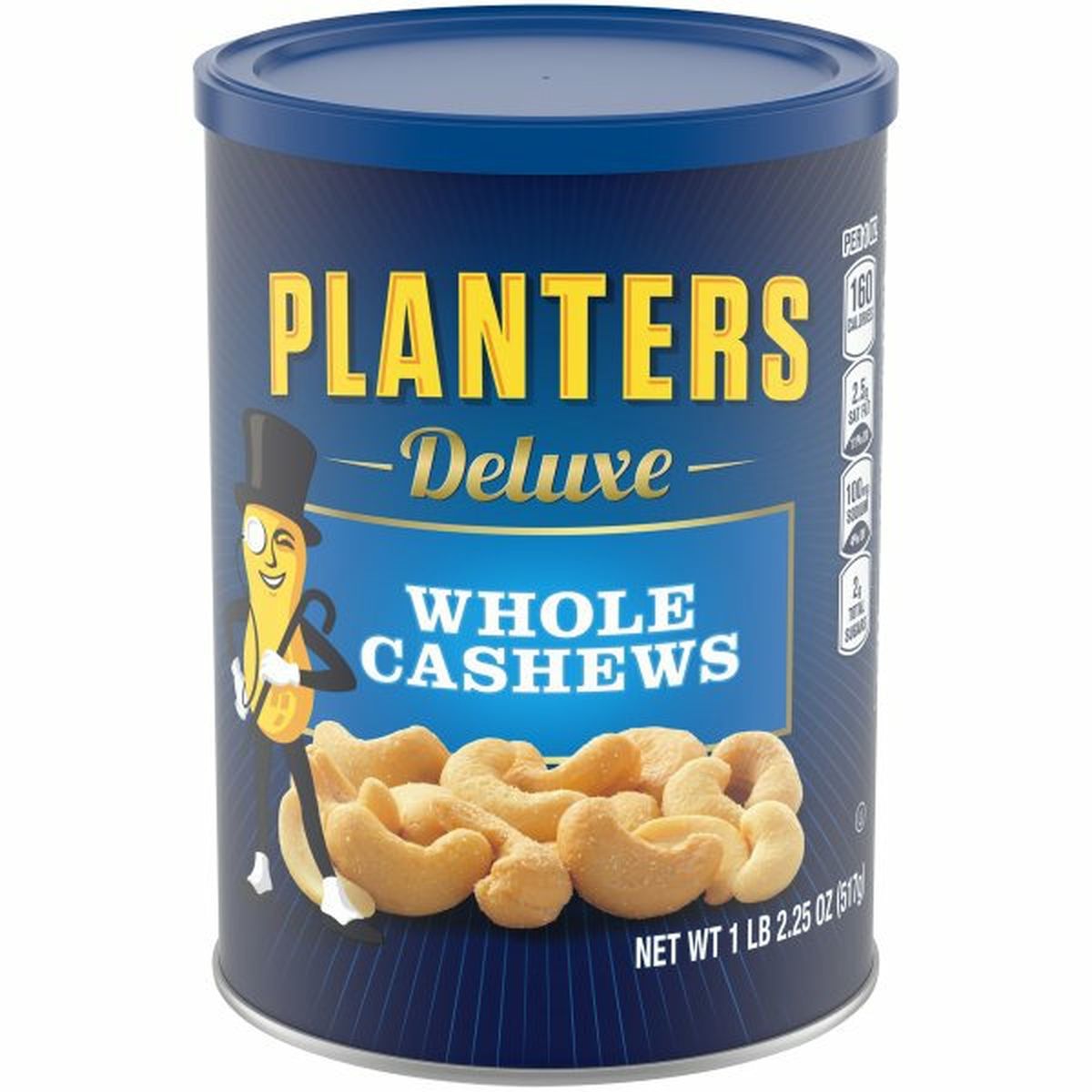 Calories in Planters Deluxe Deluxe Whole Cashews