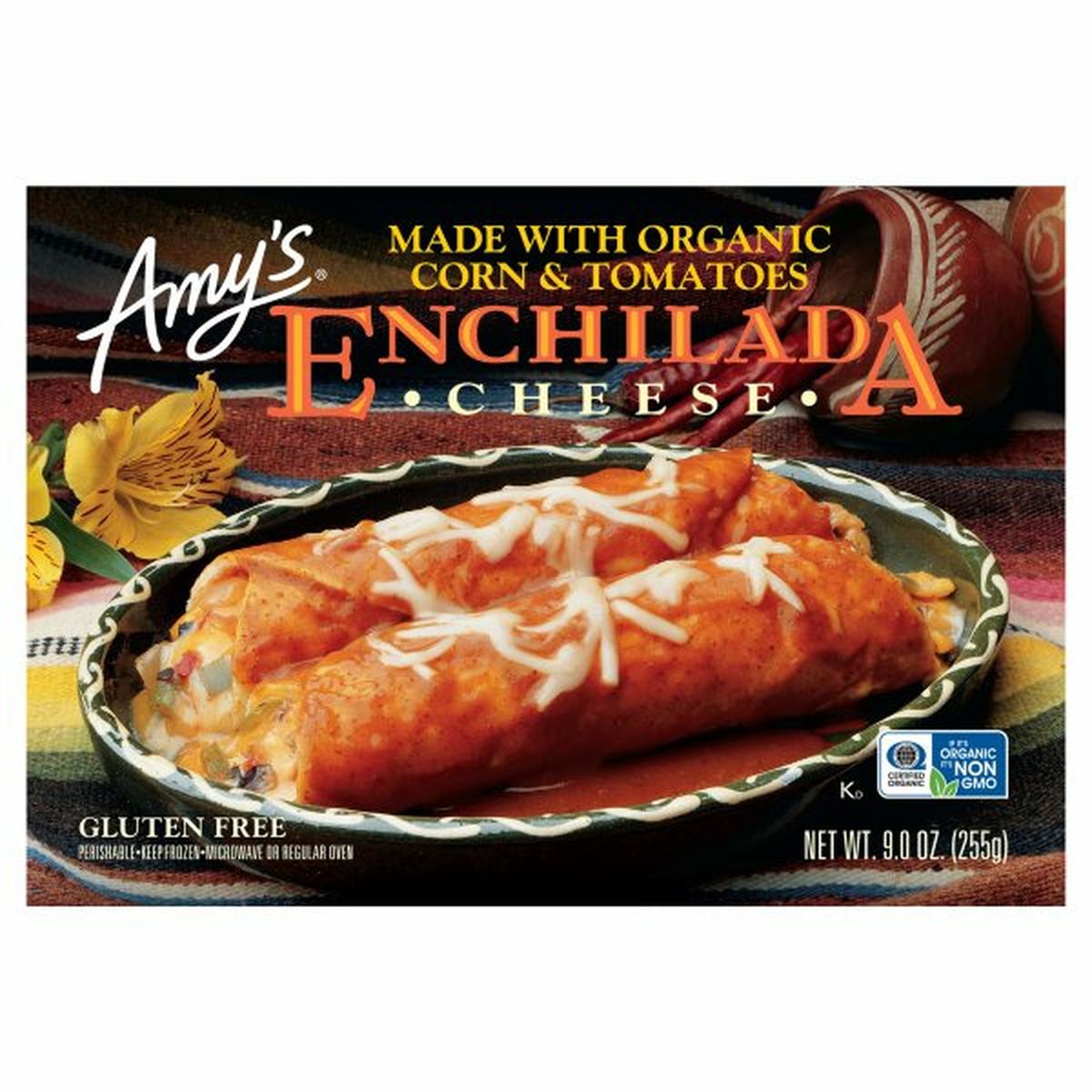 Calories in Amy's Kitchen Enchilada, Cheese