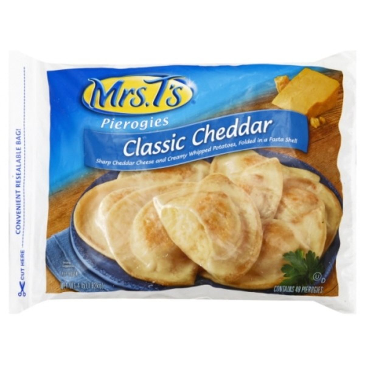 Calories in Mrs. T's Pierogies, Classic Cheddar