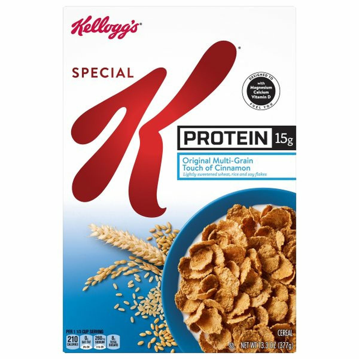Calories in Kellogg's Special K Protein Cereal, Original Multi-Grain Touch of Cinnamon