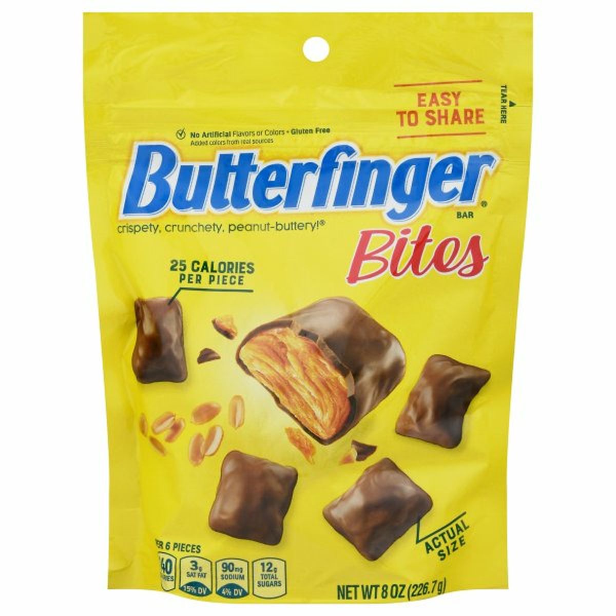 Calories in Butterfinger Candy Bar, Bites