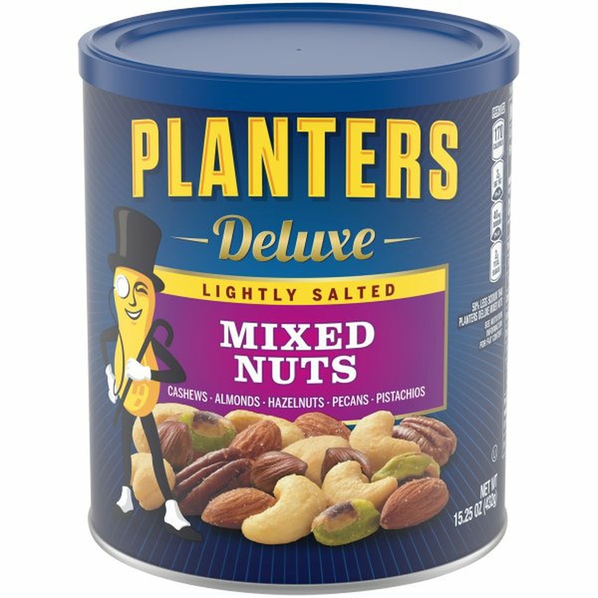 Calories in Planters Mixed Nuts, Lightly Salted