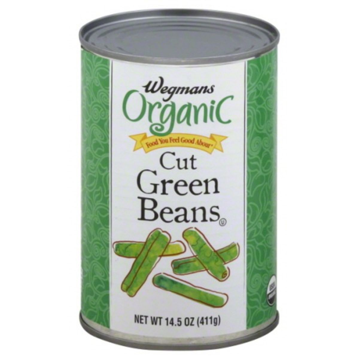 Calories in Wegmans Organic Cut Green Beans