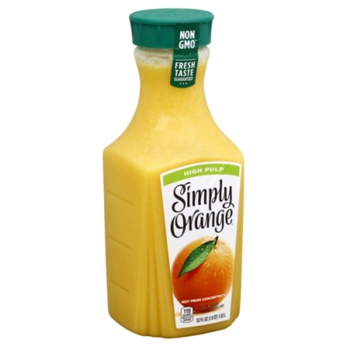 Calories in Simply Orange Juice, High Pulp