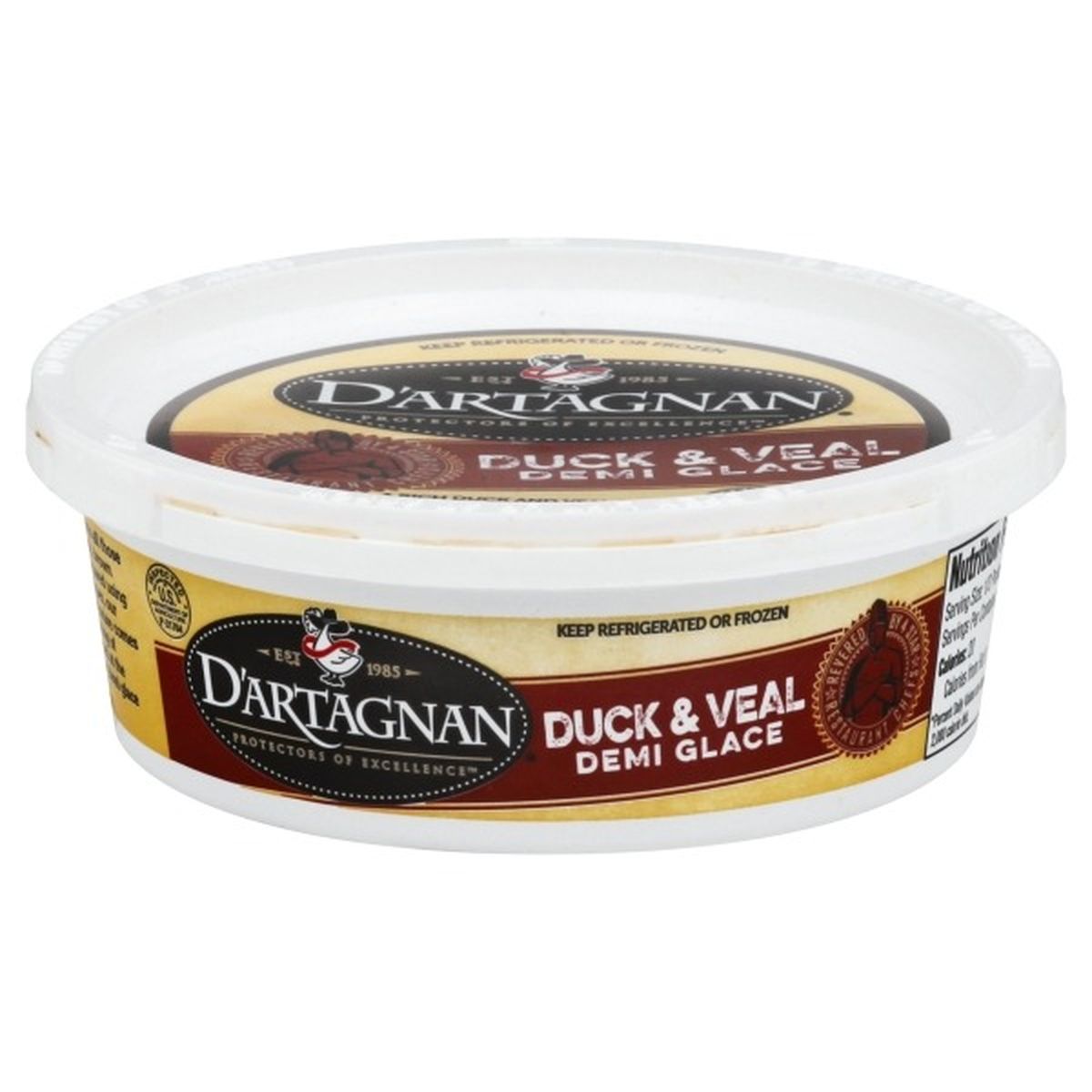 Calories in DArtagnan Demi Glace, Duck & Veal