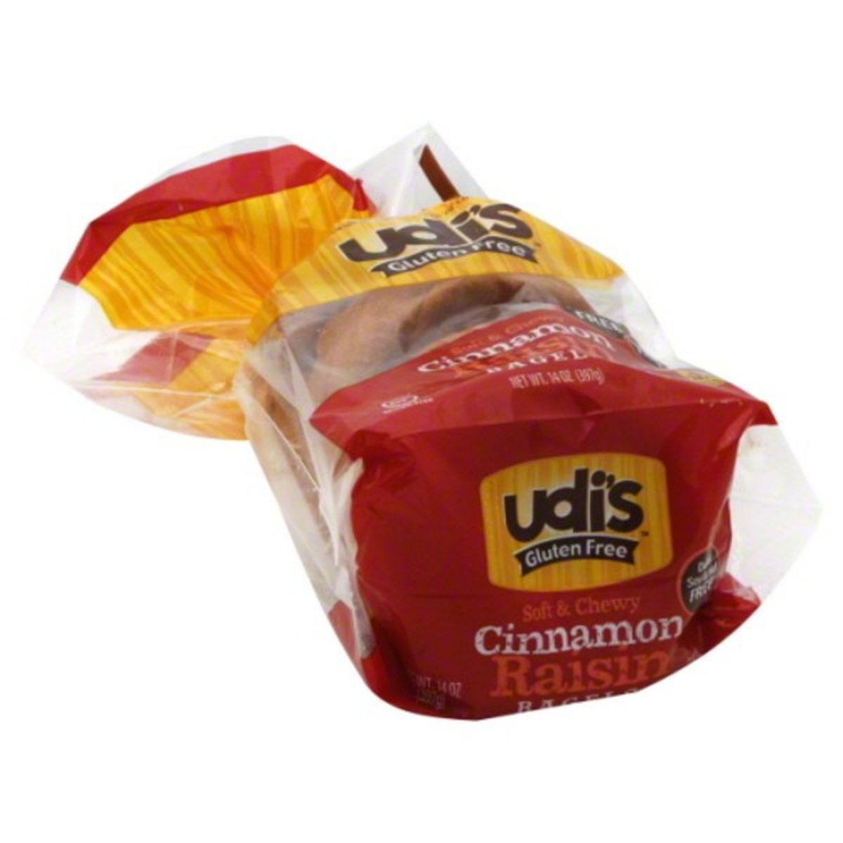 Calories in Udi's Bagels, Cinnamon Raisin
