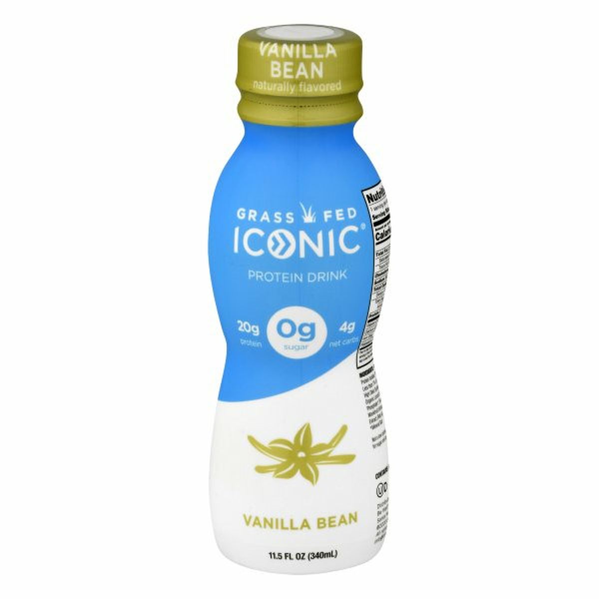 Calories in Iconic Protein Drink, Vanilla Bean