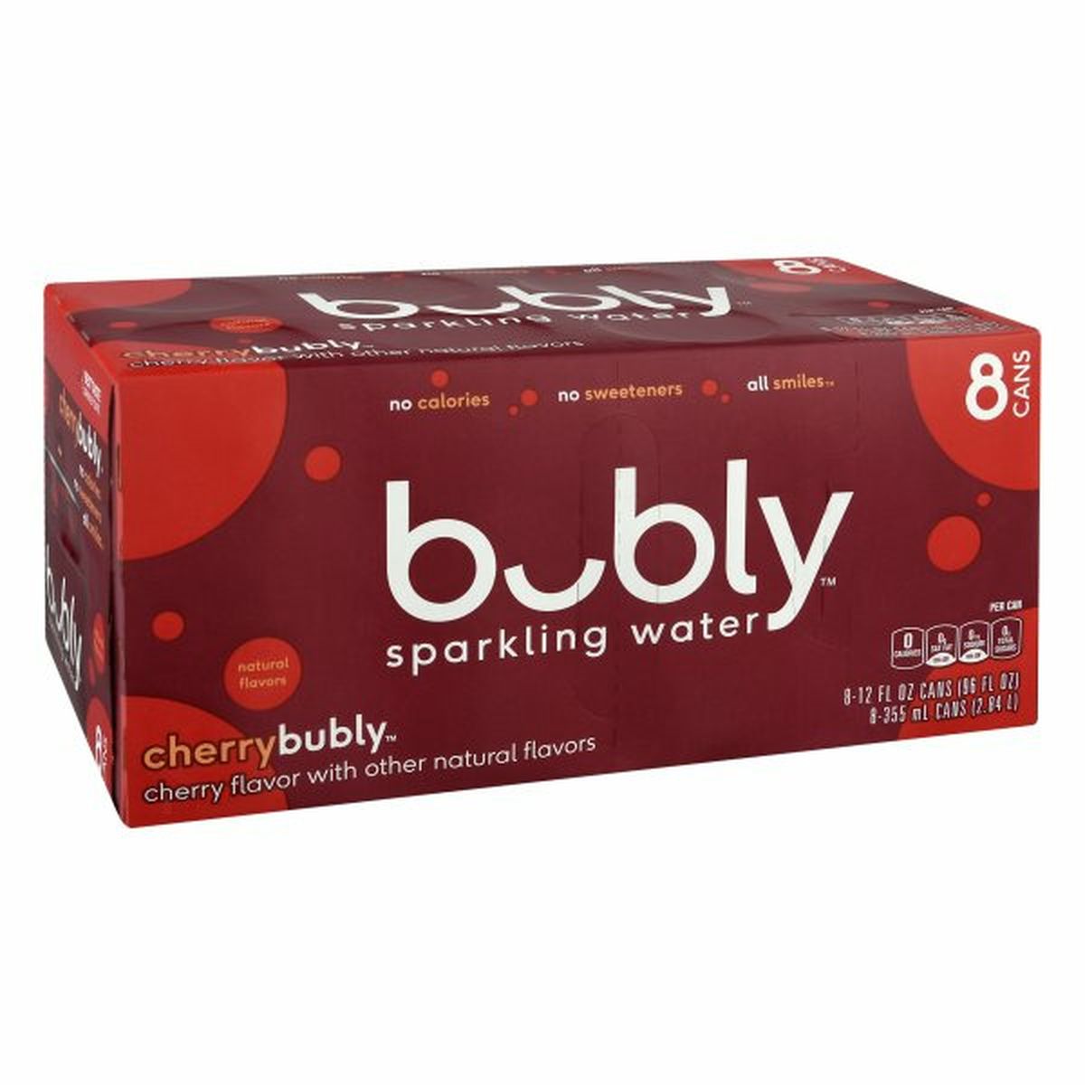 Calories in bubly Sparkling Water Sparkling Water, Cherry