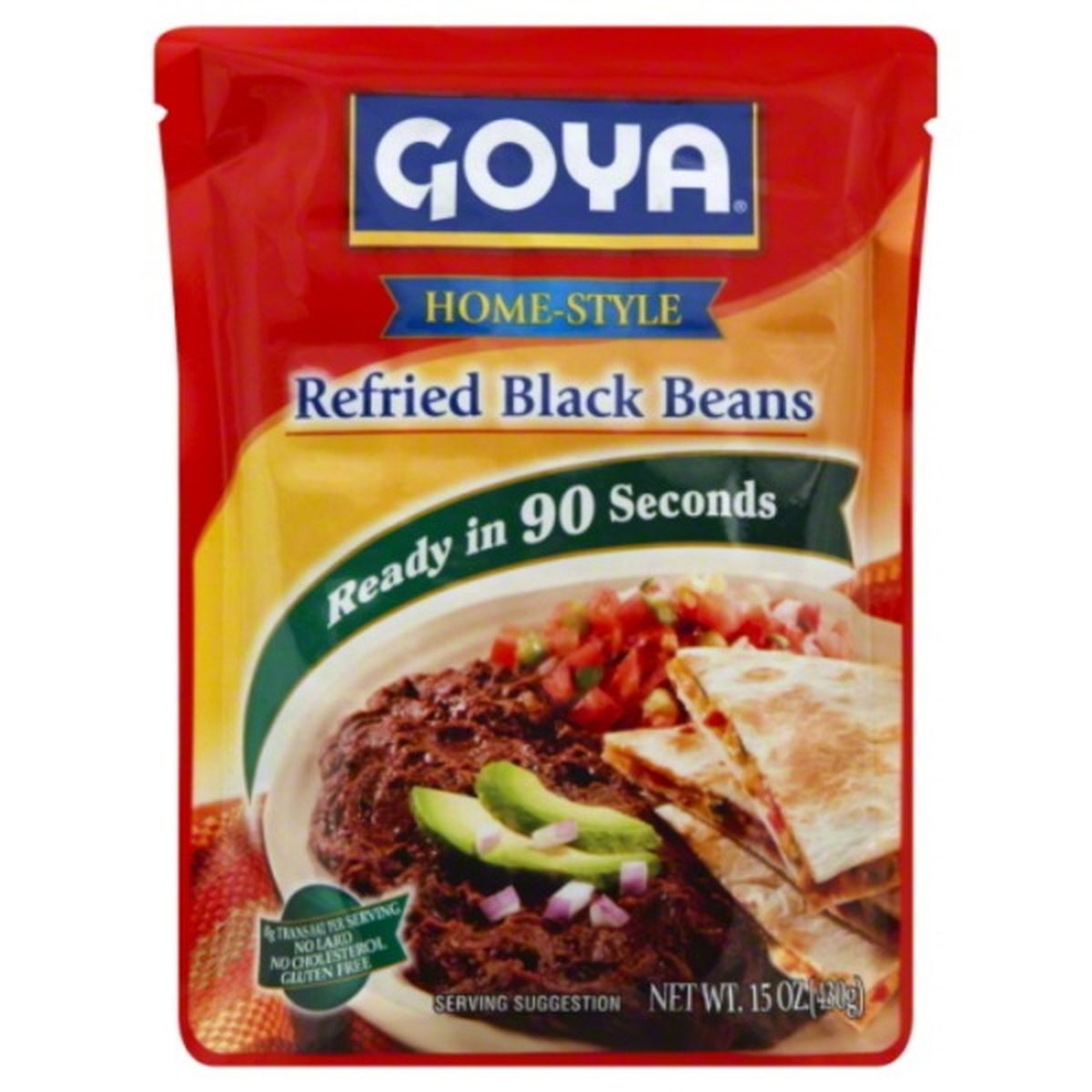 Calories in Goya Black Beans, Refried, Home-Style