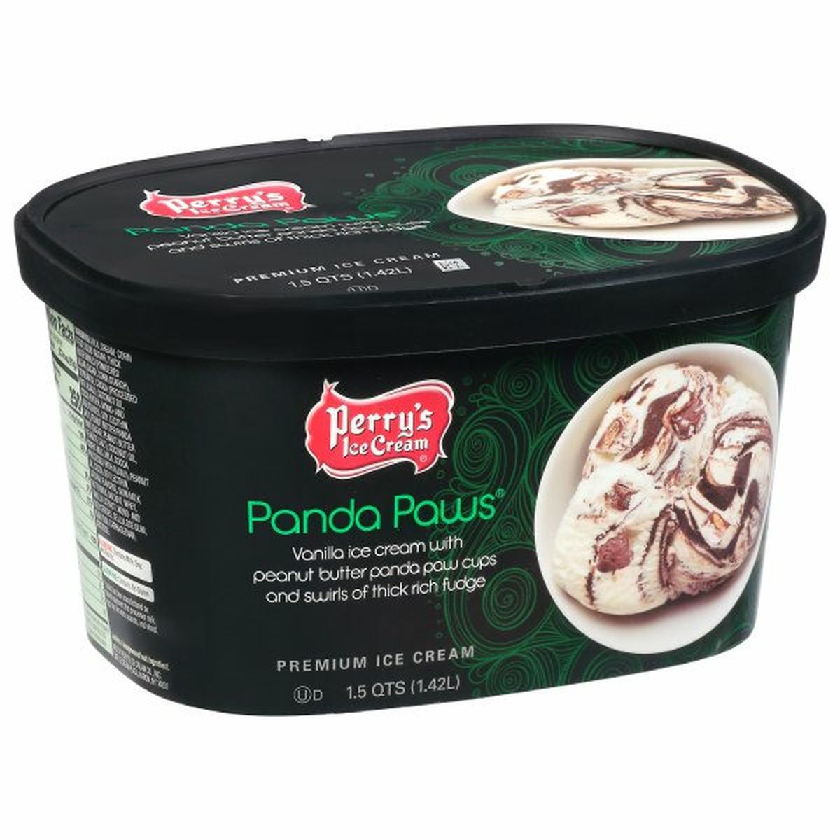 Calories in Perry's Ice Cream Premium, Panda Paws