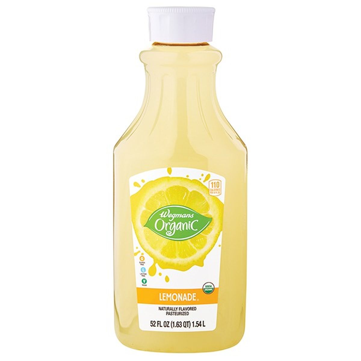 Calories in Wegmans Organic Lemonade
