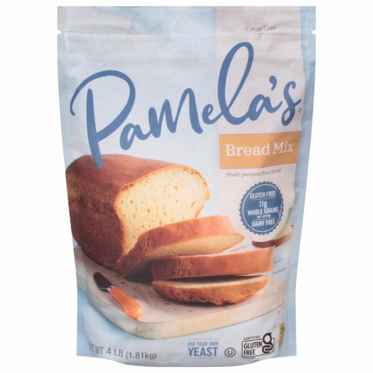 Calories in Pamela's Bread Mix, Multi-Purpose Flour Blend