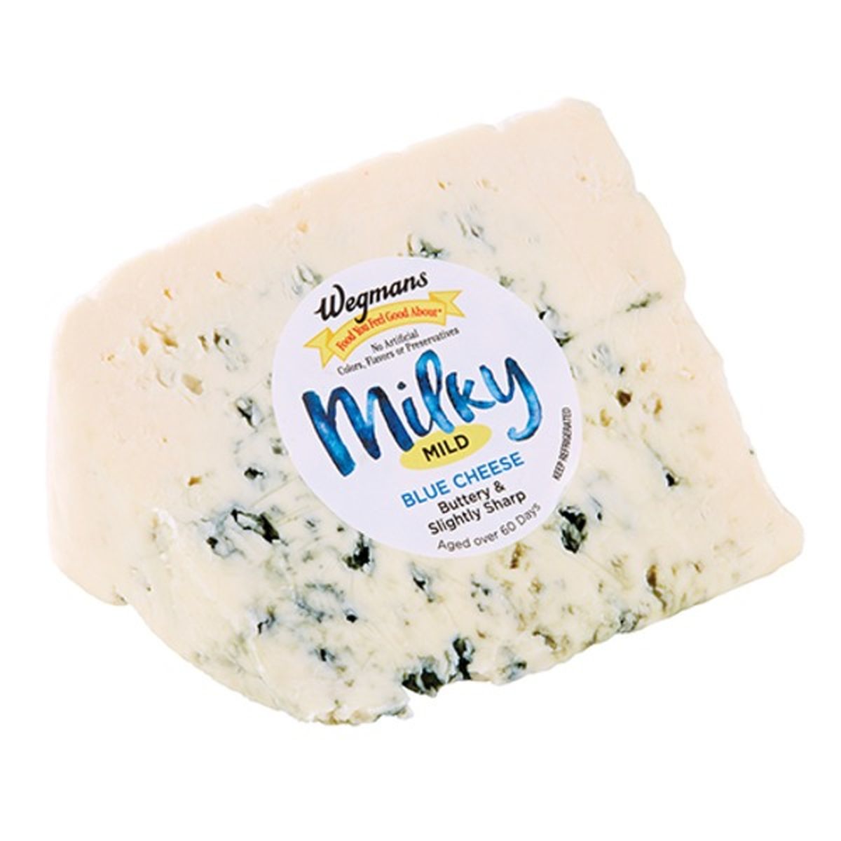 Calories in Wegmans Milky Mild Blue Cheese