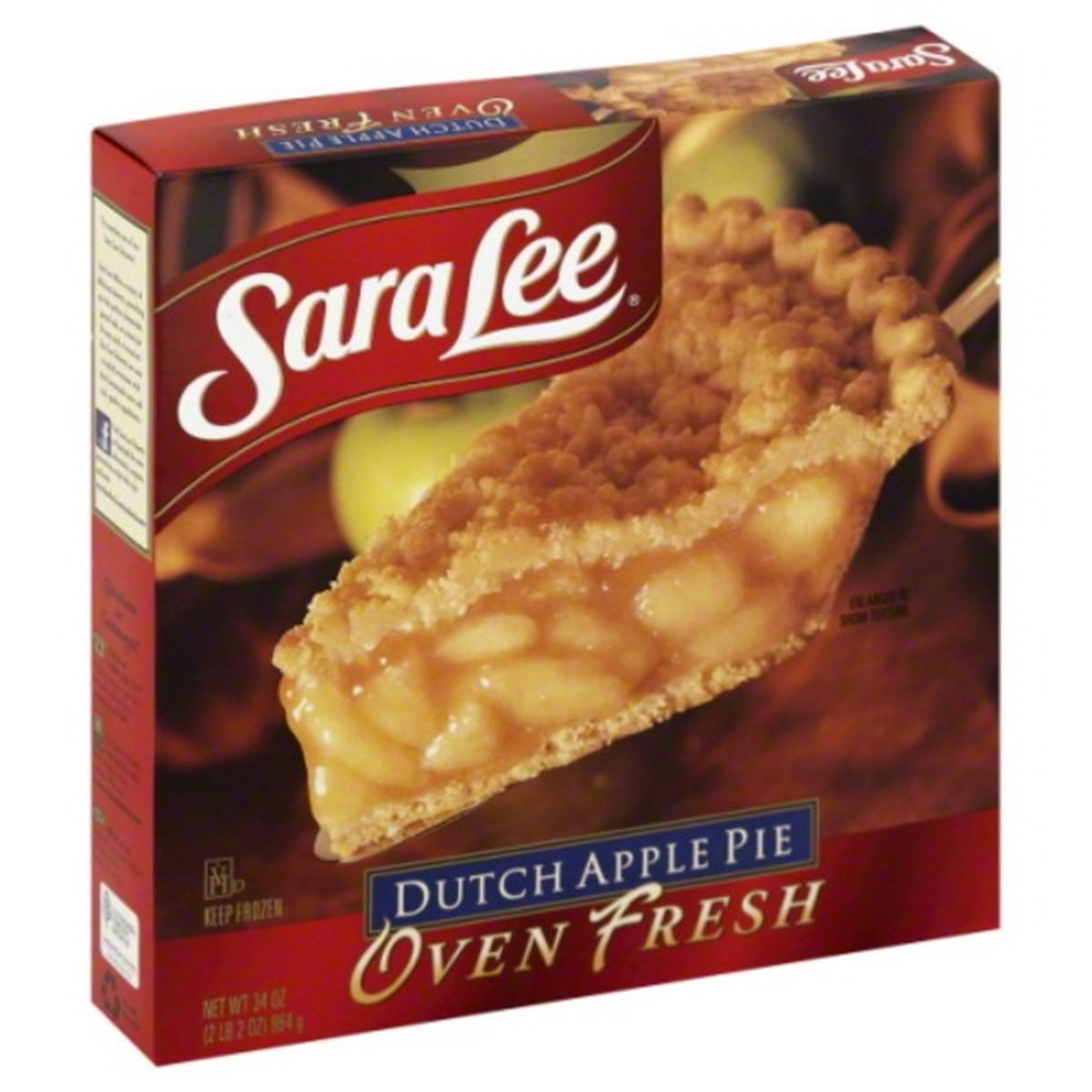 Calories in Sara Lee Oven Fresh Pie, Dutch Apple