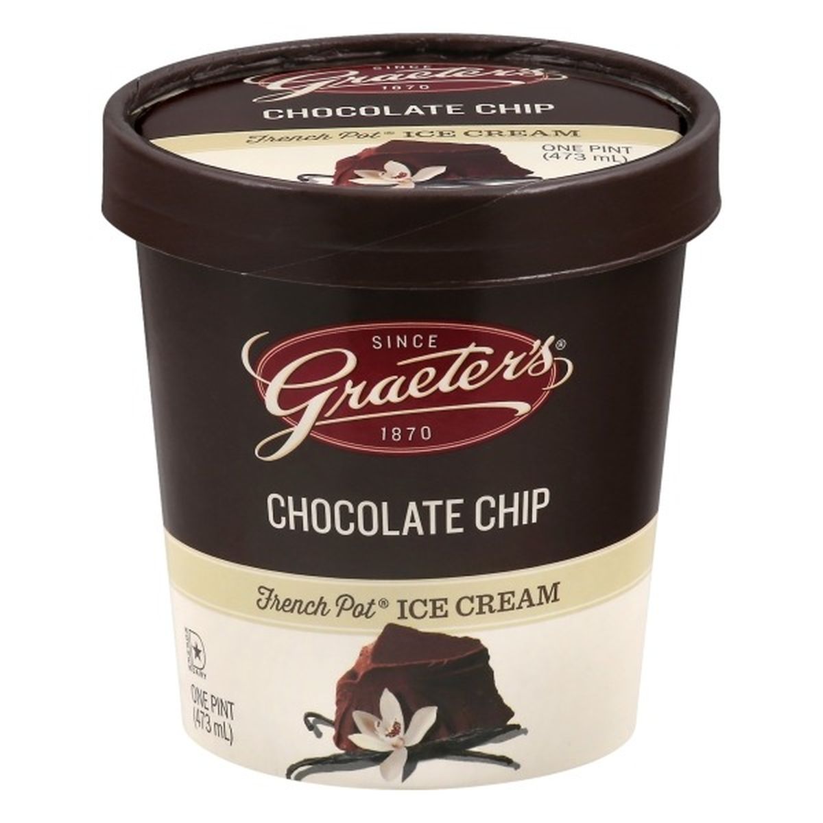 Calories in Graeter's Ice Cream, French Pot, Chocolate Chip