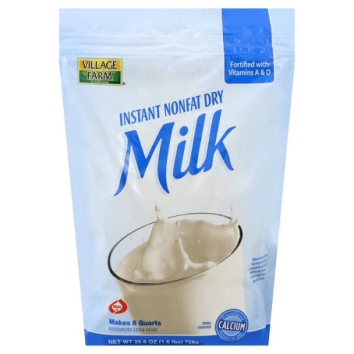 Calories in Village Farms Milk, Instant Nonfat Dry